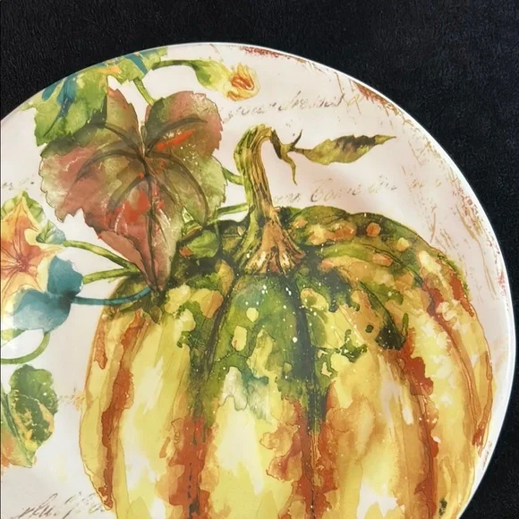 PIER 1 PUMPKIN PATCH PLATE - Picture 2 of 9